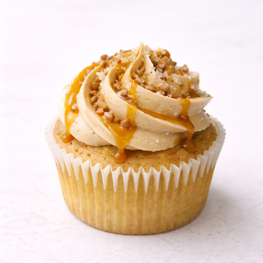 Salted Caramel Crunch cupcake made to order