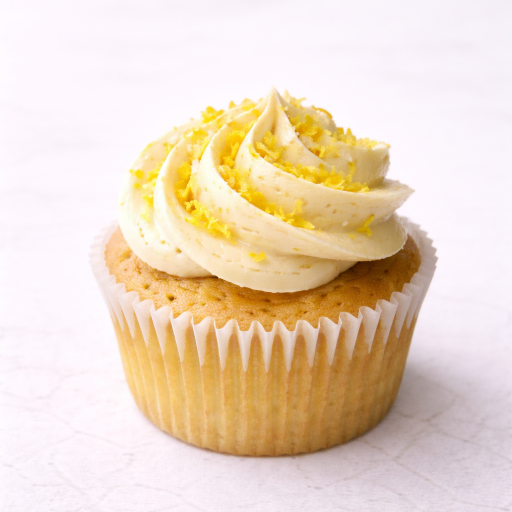 Lemon Dream cupcake with fresh lemon notes